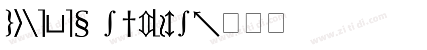 ginetex symbols字体转换